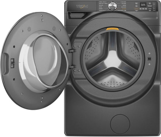 Whirlpool® 5 Cu. Ft. Volcano Black Front Load Washer