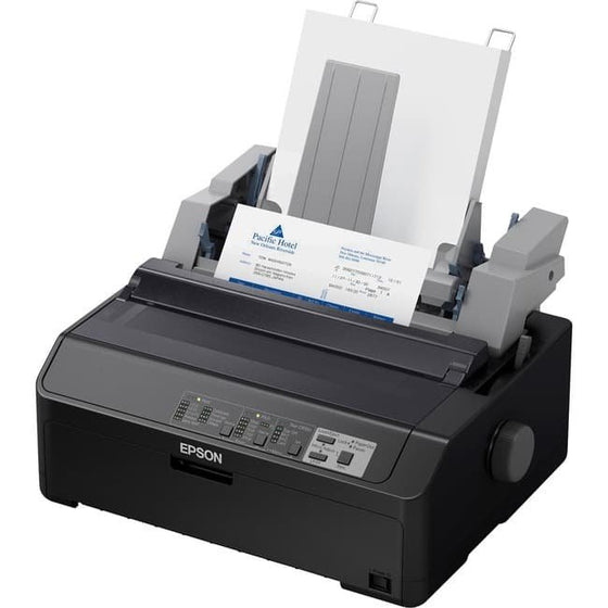 Epson – LQ-590II N 24-pin Dot Matrix Printer – Energy Star – 584 cps Mono – 8.50" Width x 11" Length – USB – Monochrome