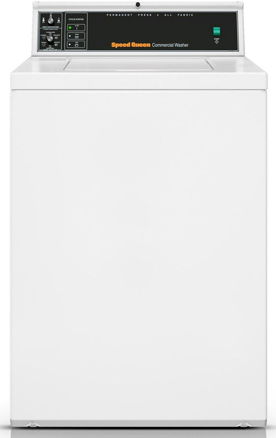 Speed Queen® Commercial 26" White Agitator Top Load Washer