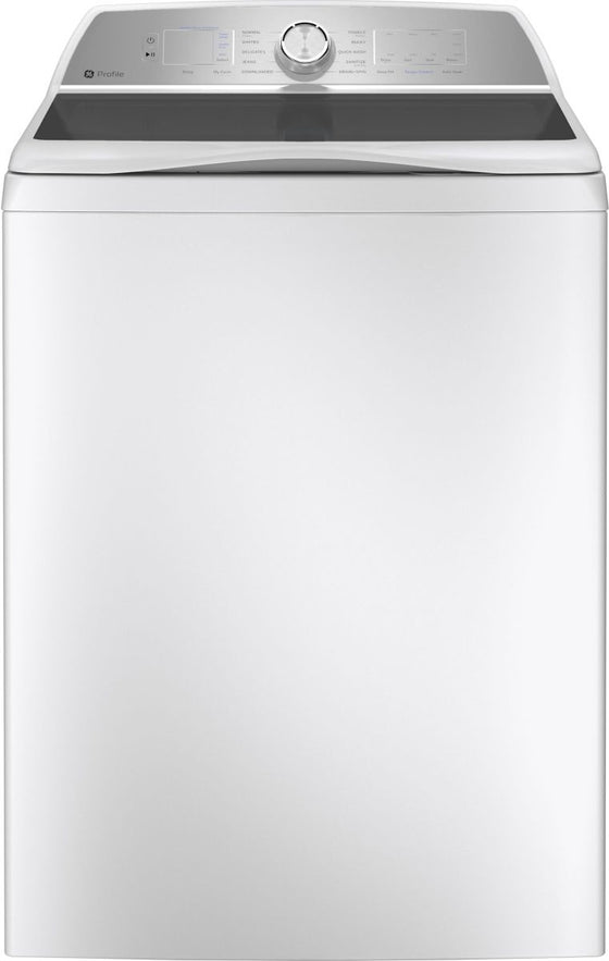 GE Profile™ 4.9 Cu. Ft. White Agitator Top Load Washer