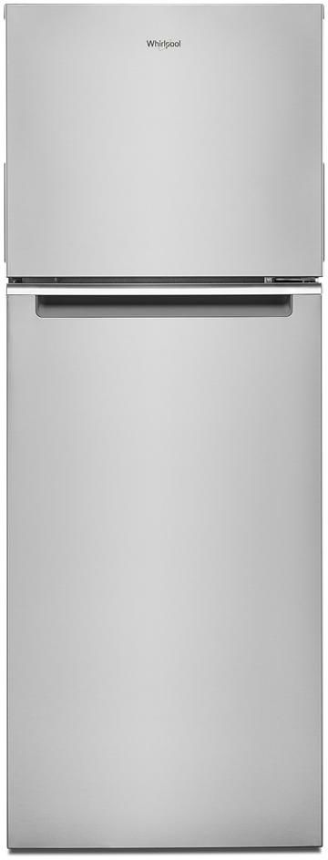 Whirlpool® 24" 12.9 Cu. Ft. Fingerprint Resistant Stainless Steel Counter Depth Top Freezer Refrigerator