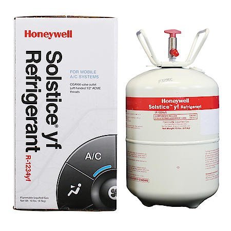 TWO Honeywell HFO-1234yf – 25 lbs (Brand may vary between Honeywell or National Refrigerants)